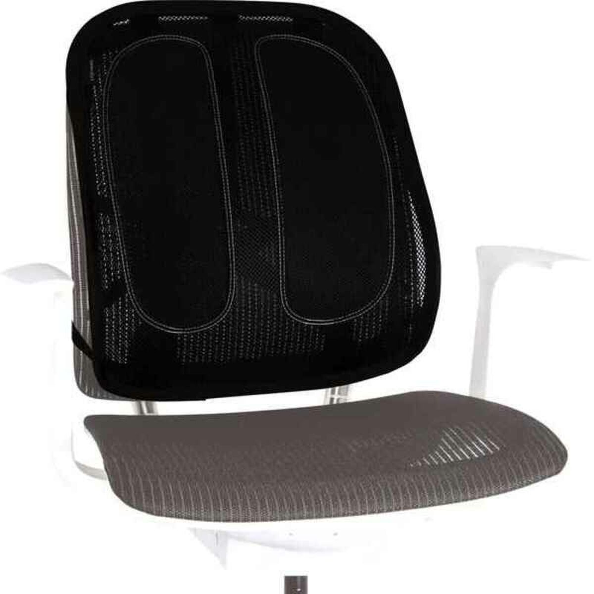 Seat Back Fellowes 9191301 Ergonomic Adjustable Black Leggings Plastic (1 Piece)