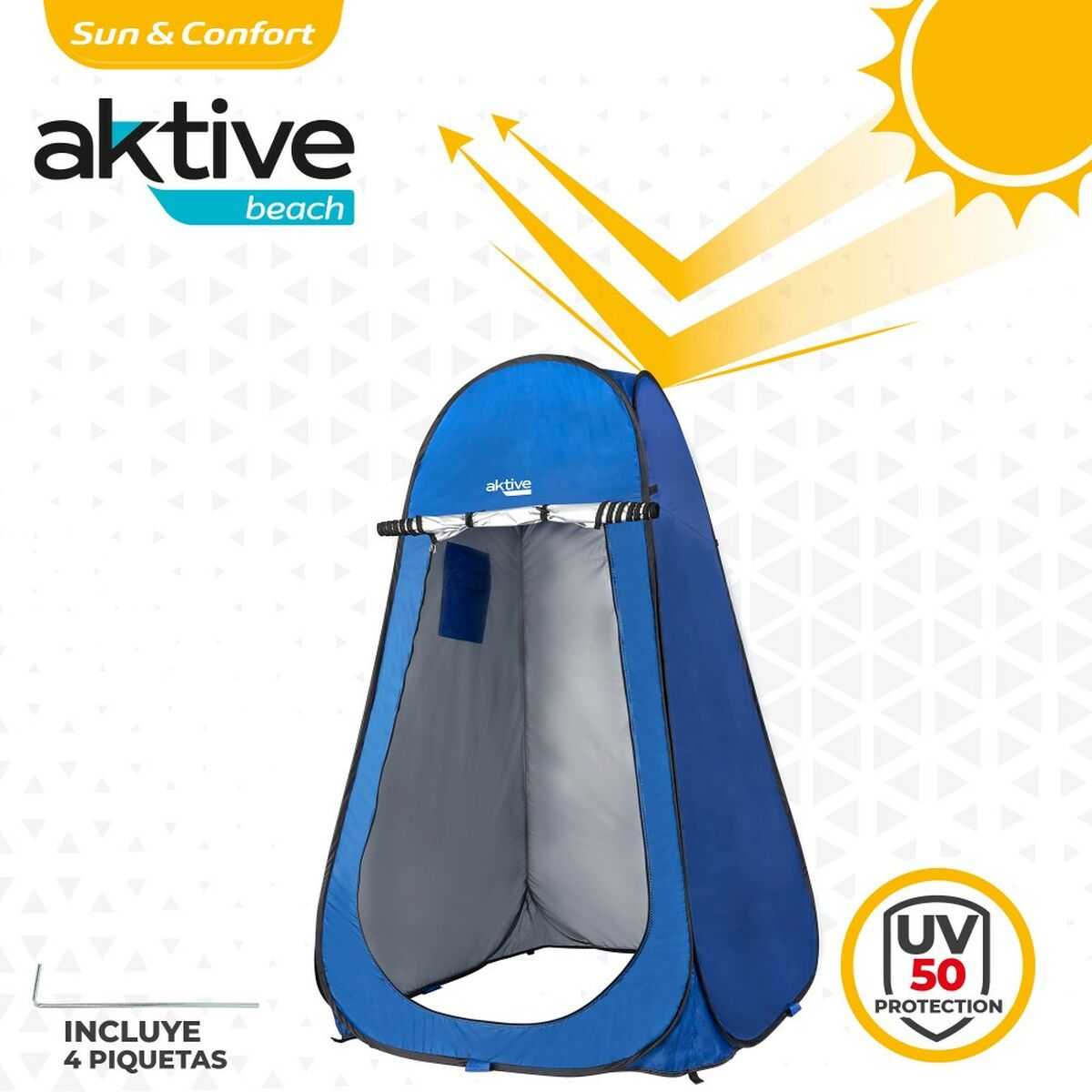 Zelt Aktive 120 x 190 x 120 cm Blau