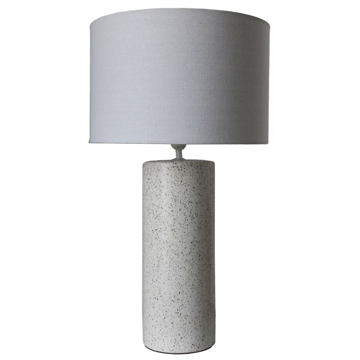 Tischlampe DKD Home Decor Weiß Bunt Leinen Dolomite 25 W 50 W 220 V 42 x 42 x 73,5 cm