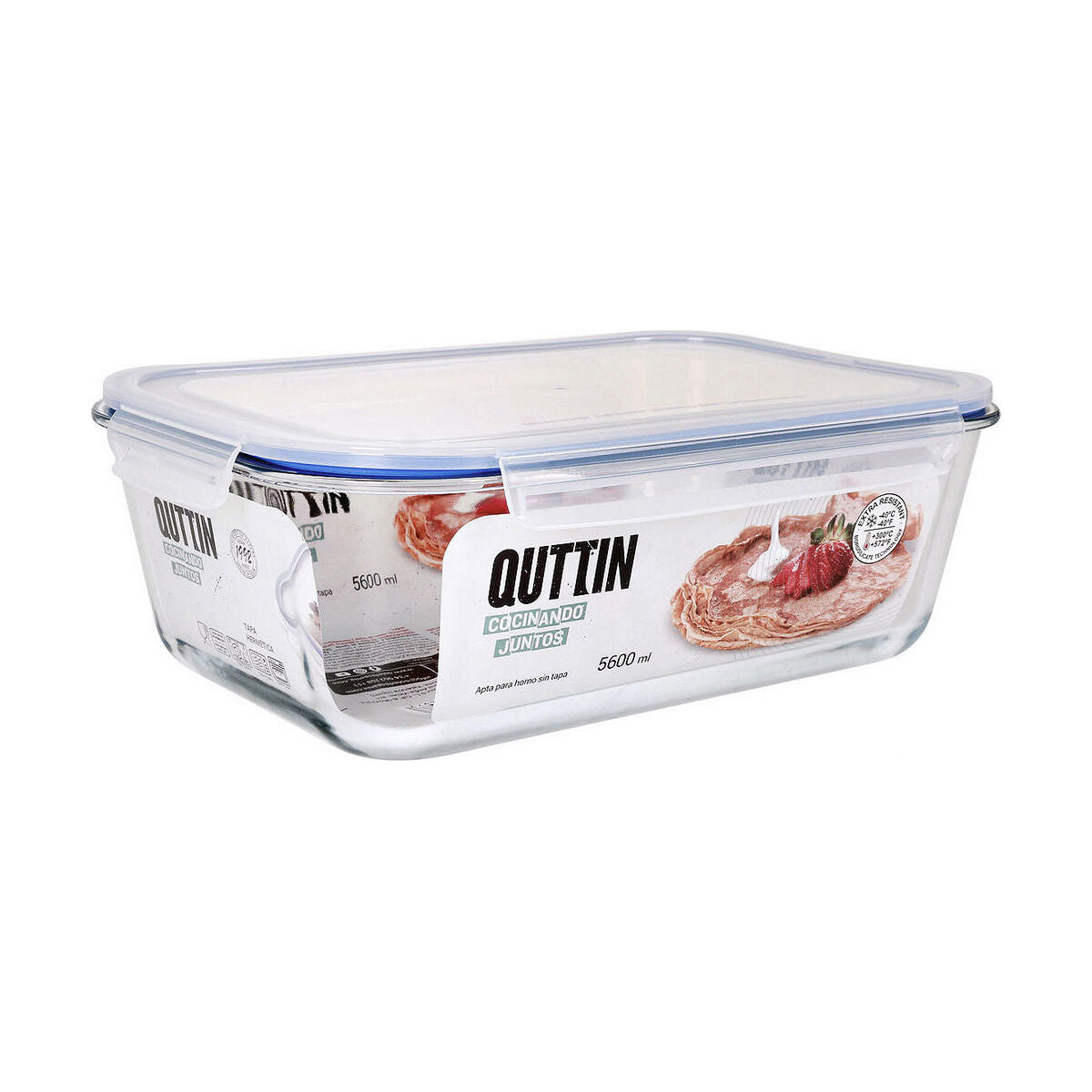 Lunch box Quttin Rectangular 36 x 25,8 x 11,9 cm 5,6 L