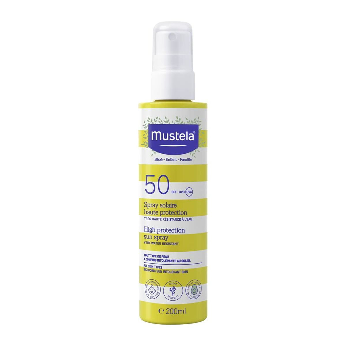 Mustela - Sunscreen Spray for Children  Spf 50 200 ml