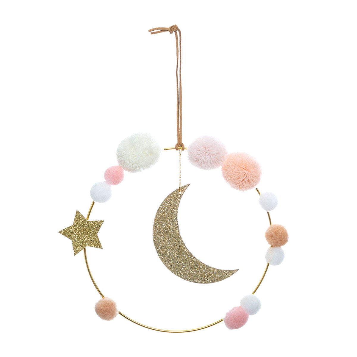 Atmosphera - Wall Decoration Children's Moon Ø 21,5 x 3 cm