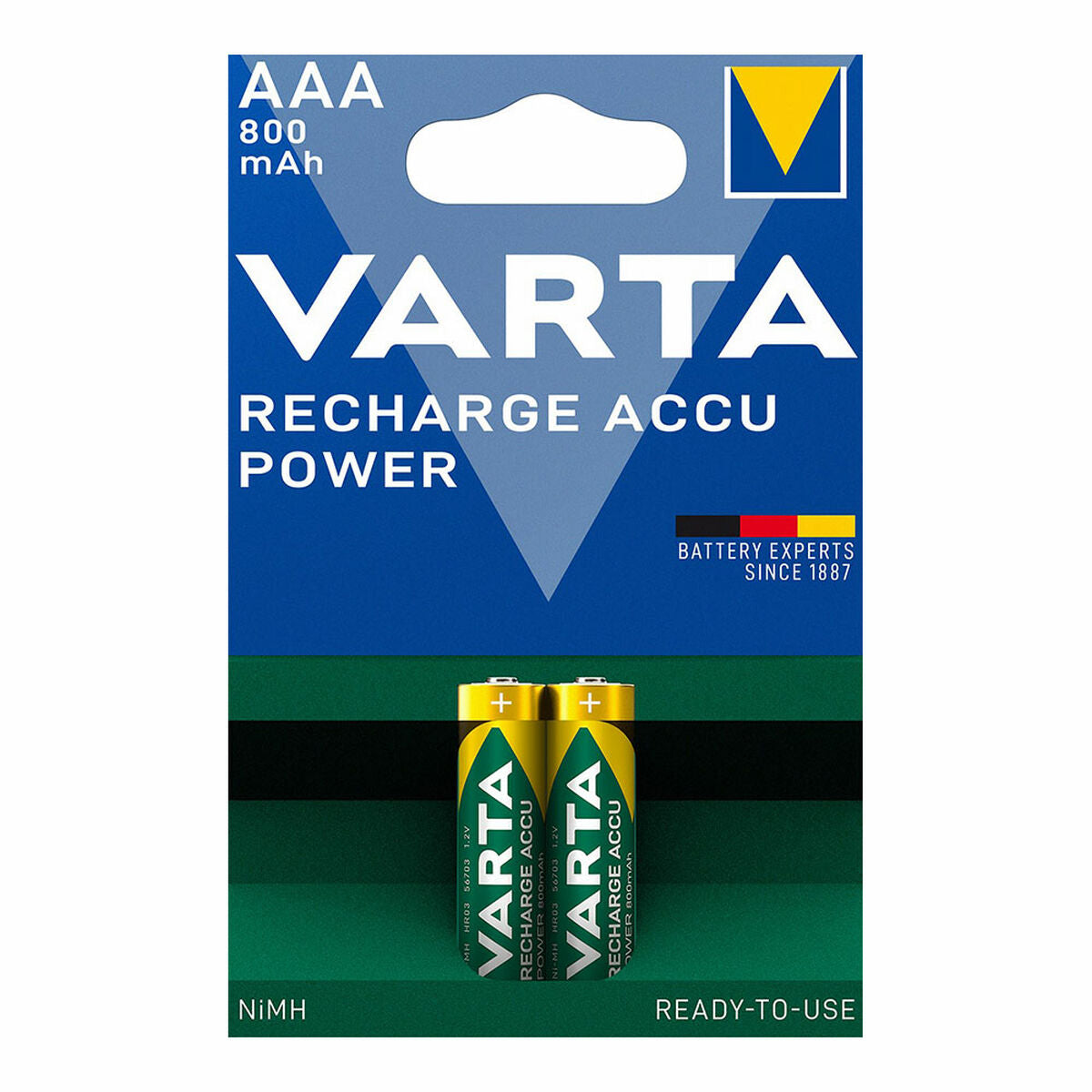 Varta - Rechargeable Batteries AAA 800MAH 2UD 1,2 V 800 mAh AAA