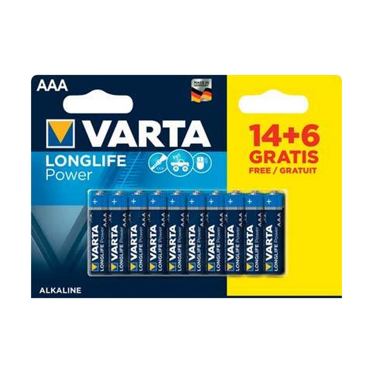 Varta - Batteries Longlife Power (20 Pieces)