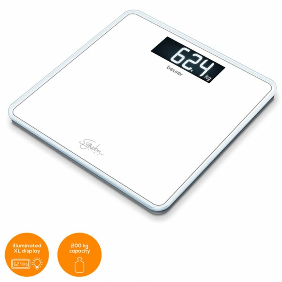 Digital Bathroom Scales Beurer 250241400B White