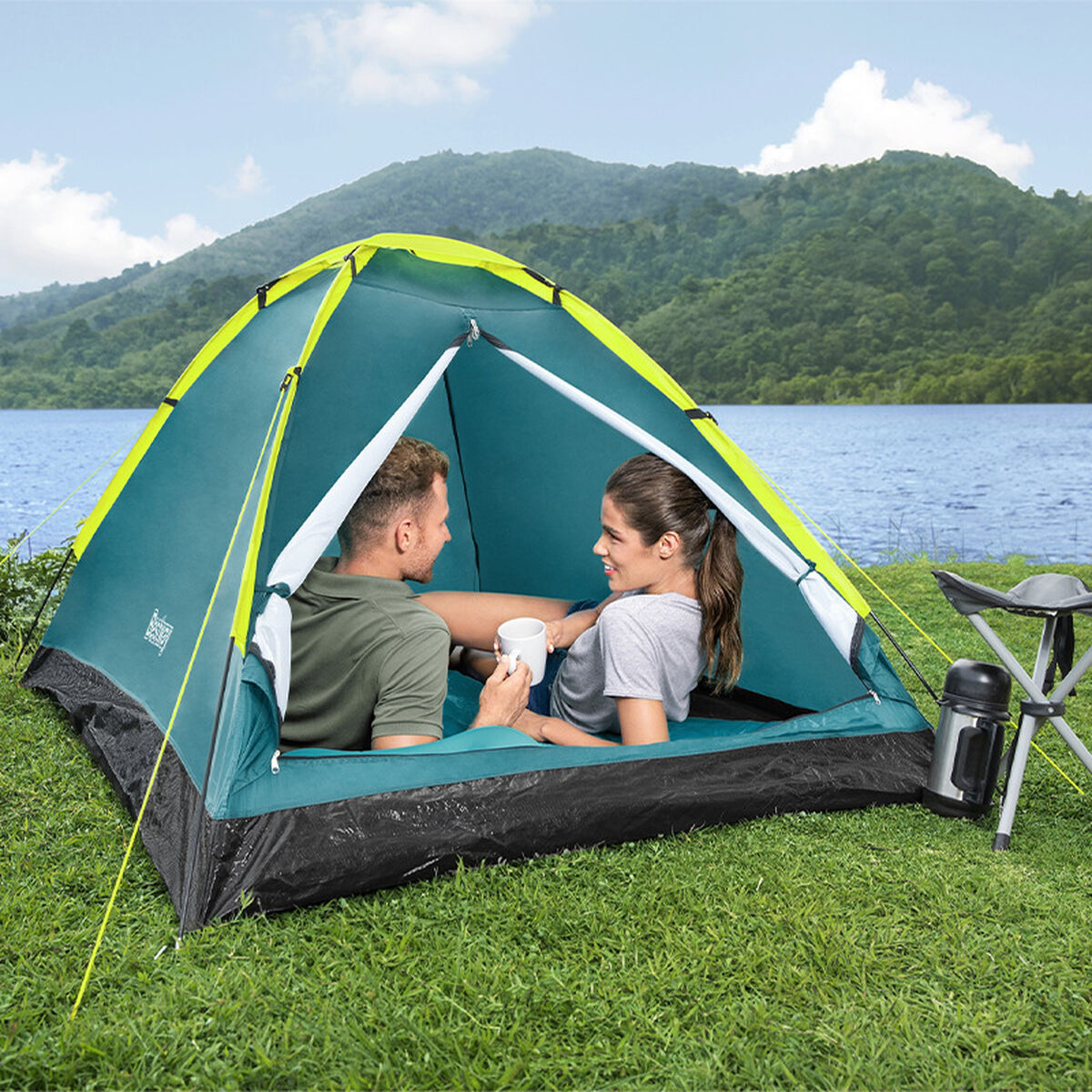 Bestway - Tent , Green 210 x 210 x 130 cm