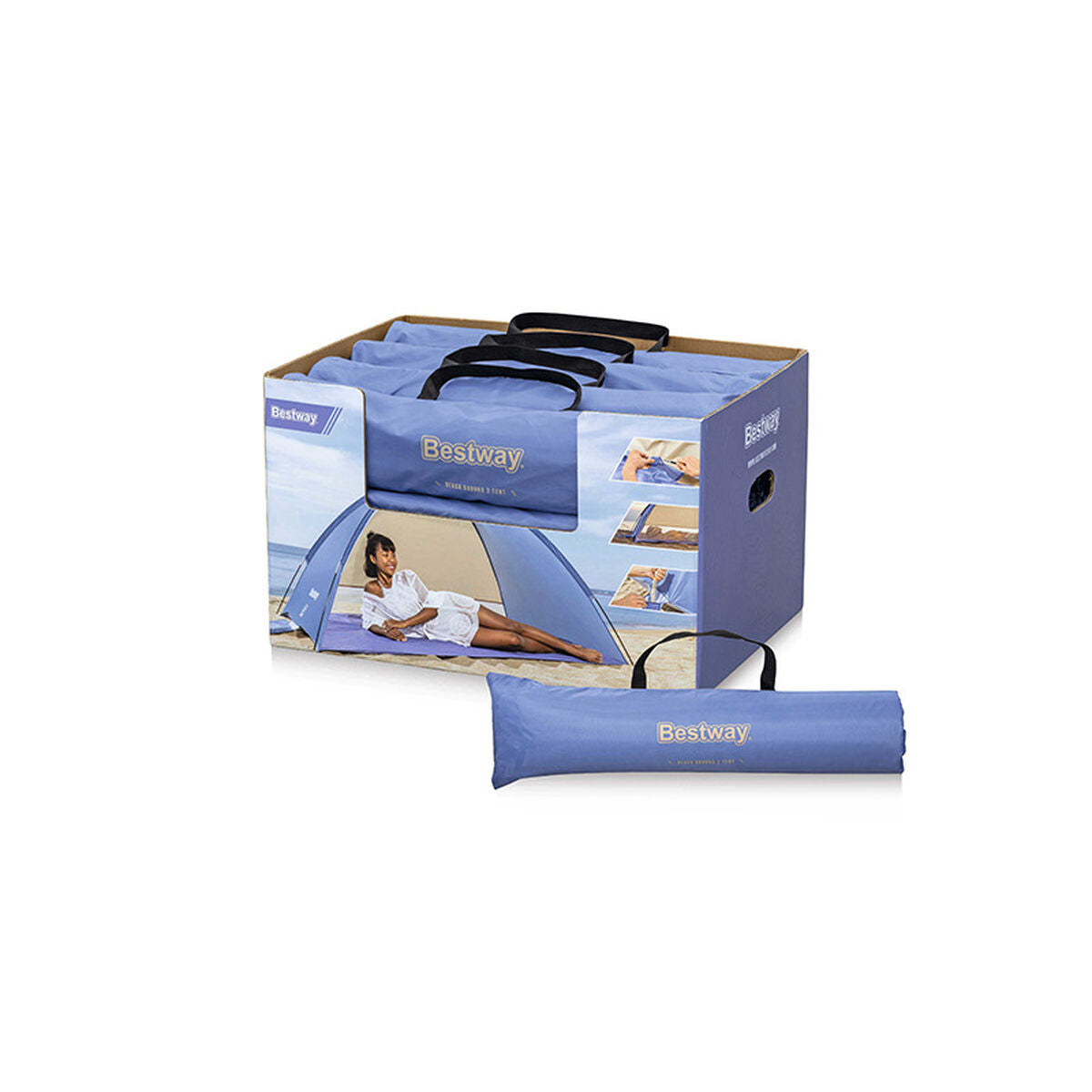 Bestway - Beach Tent , Blue 200 x 120 x 95 cm