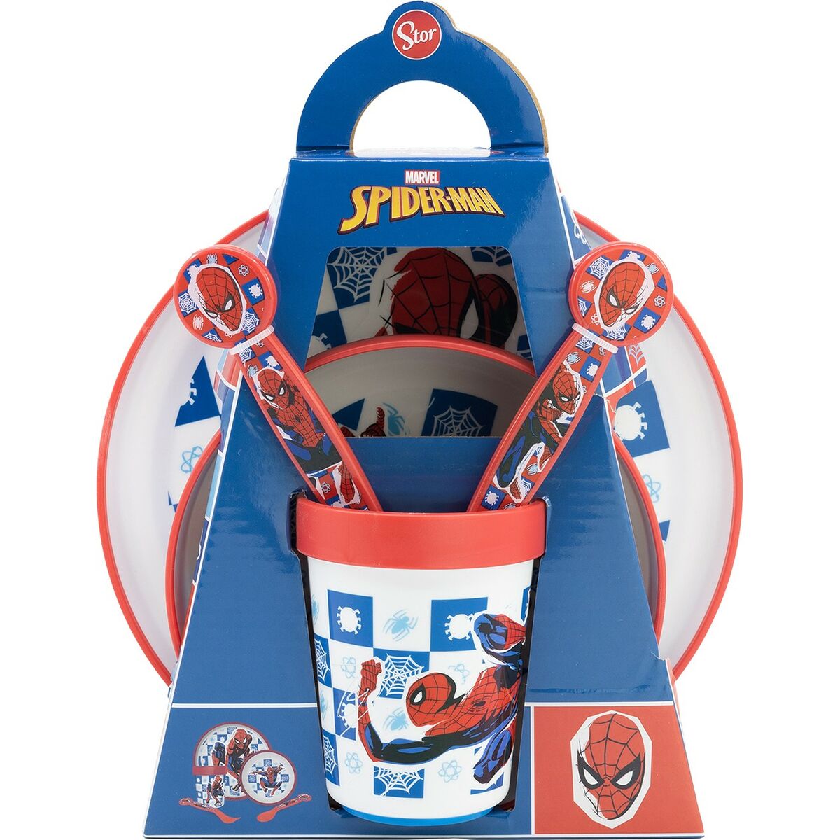 Spider-Man - Children’s Dinner Set CZ11308 Plastic (5 Pieces)