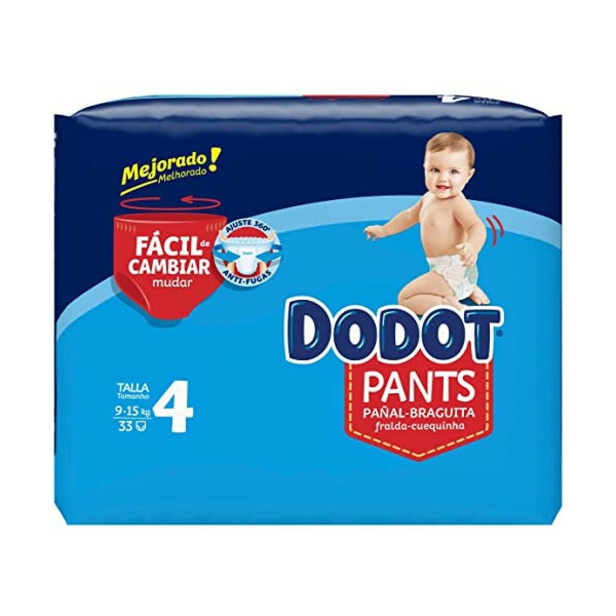 Dodot - Disposable nappies  Pants 9-15 kg 33 Units