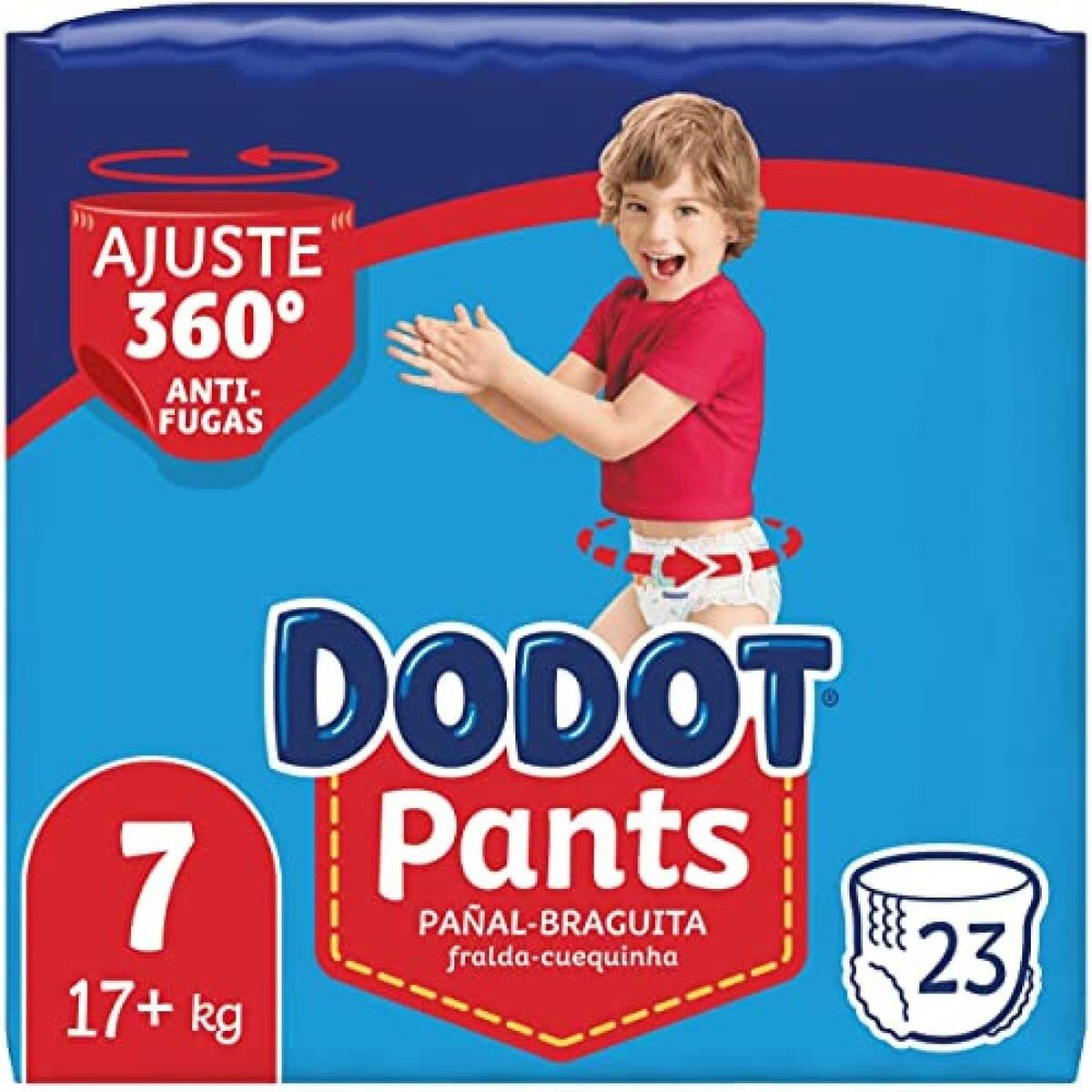 Dodot - Nappies Pants Size 7 17 kg (23 Units)