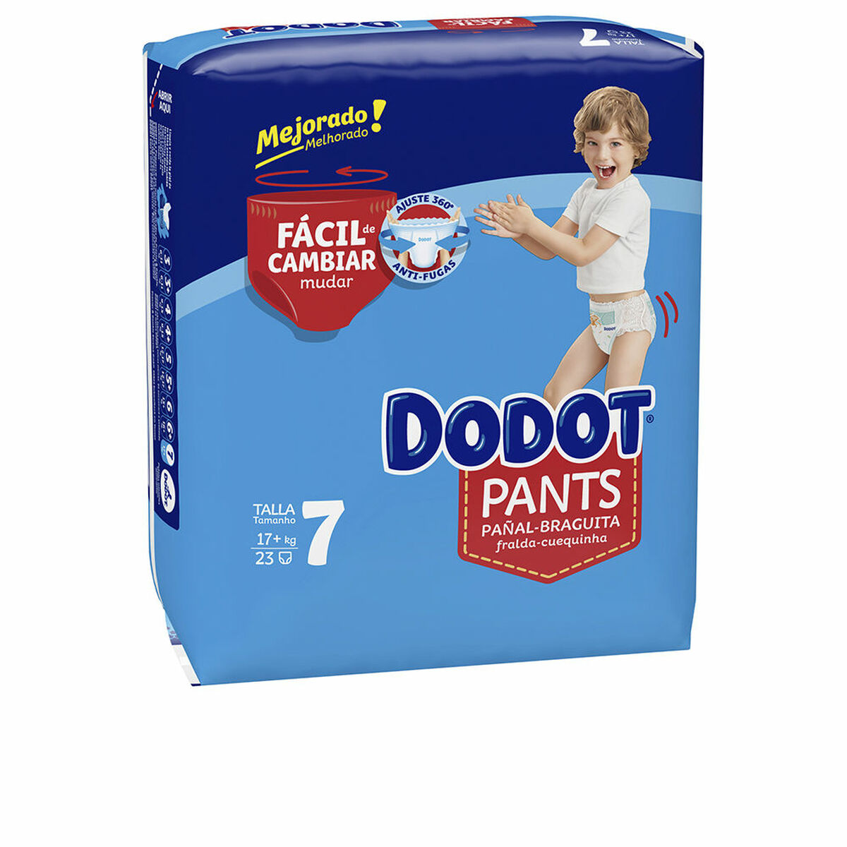 Dodot - Nappies Pants Size 7 17 kg (23 Units)