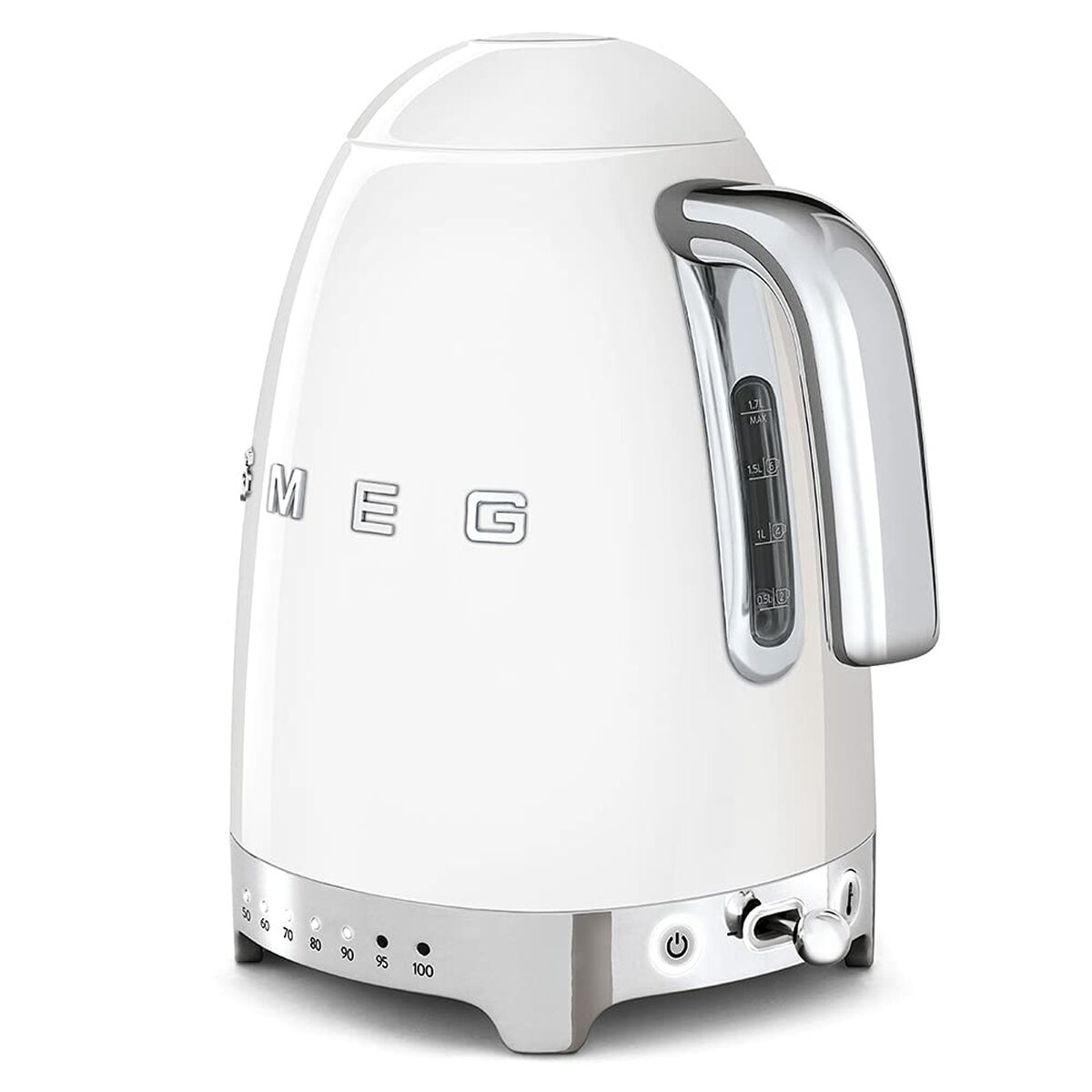 Kettle Smeg KLF04WHEU 2400 W 1,7 L White Stainless steel Plastic