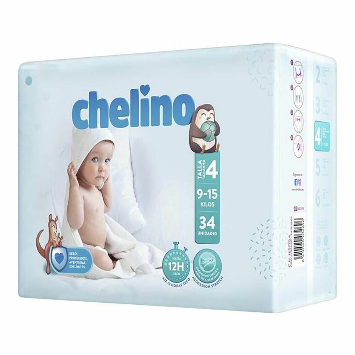 Chelino - Disposable nappies 3602484 (6 Units) (34 uds)