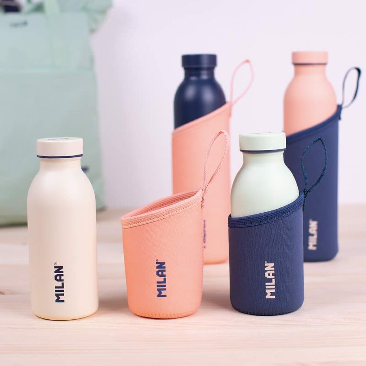 Milan - Insulated bottle sleeve Serie 1918 Navy, Blue 591 ml Neoprene