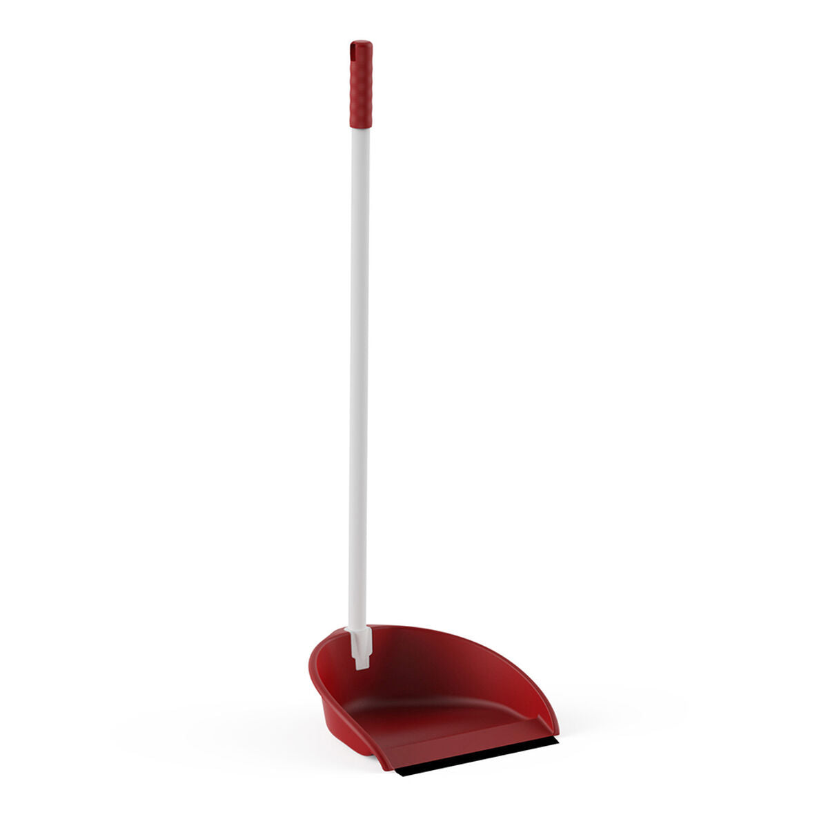 Plastiken - Dustpan, White, Red Plastic Foldable