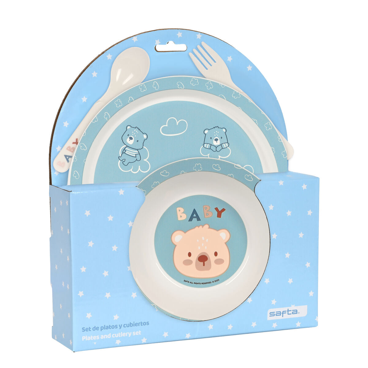 Safta - Children’s Dinner Set Baby bear (4 Pieces)