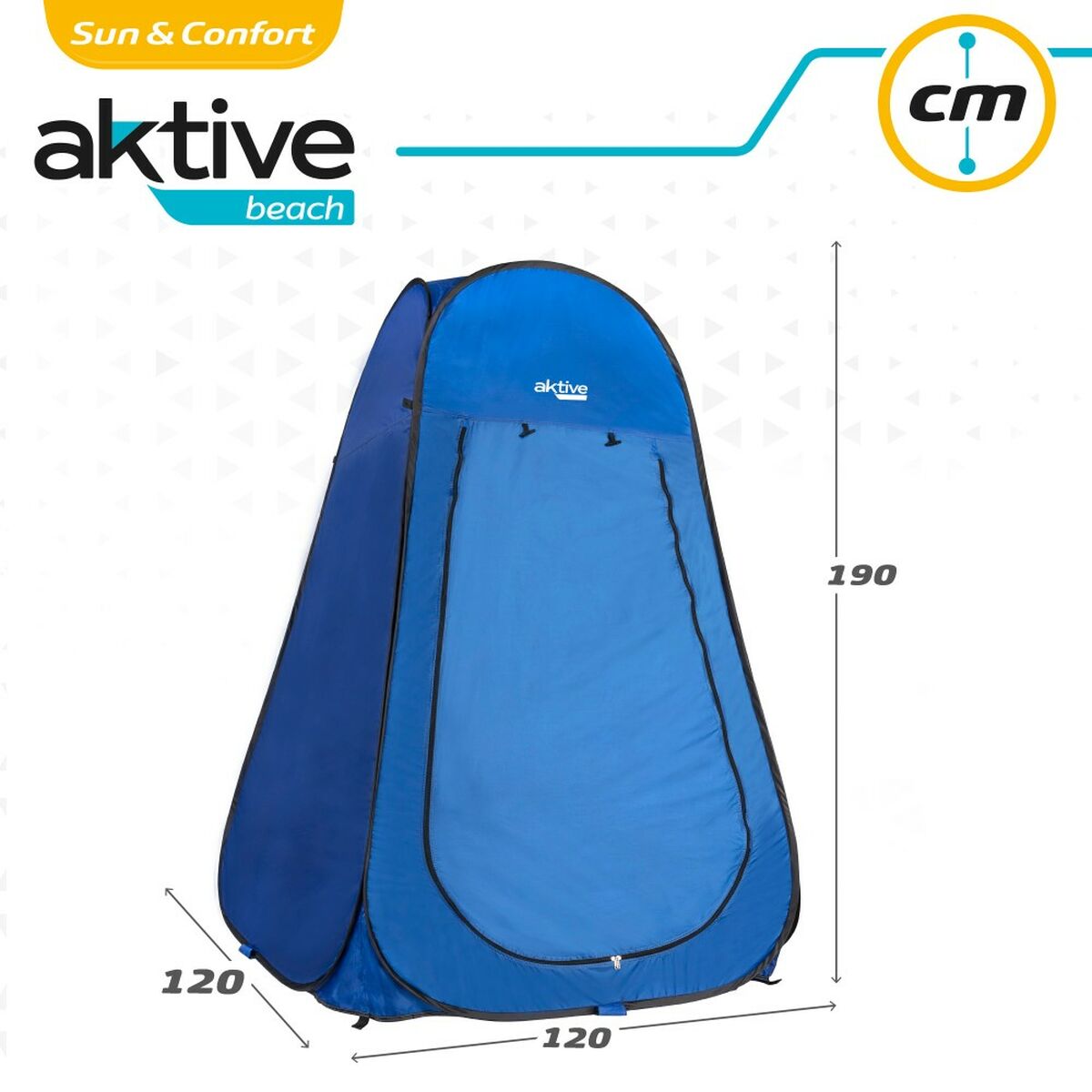 Tent Aktive 120 x 190 x 120 cm Blue