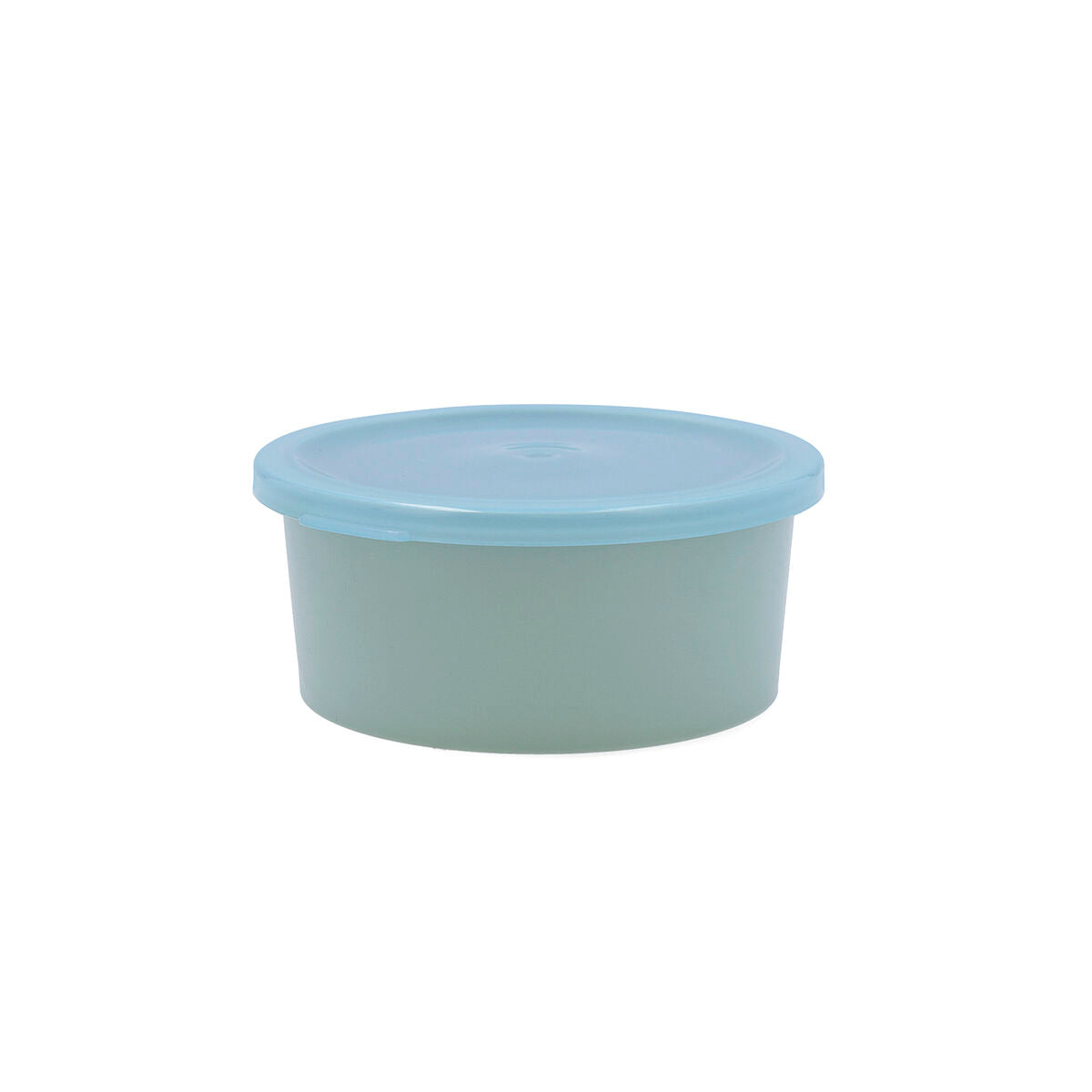 Round Lunch Box with Lid Quid Inspira 470 ml Blue Plastic (12 Units)