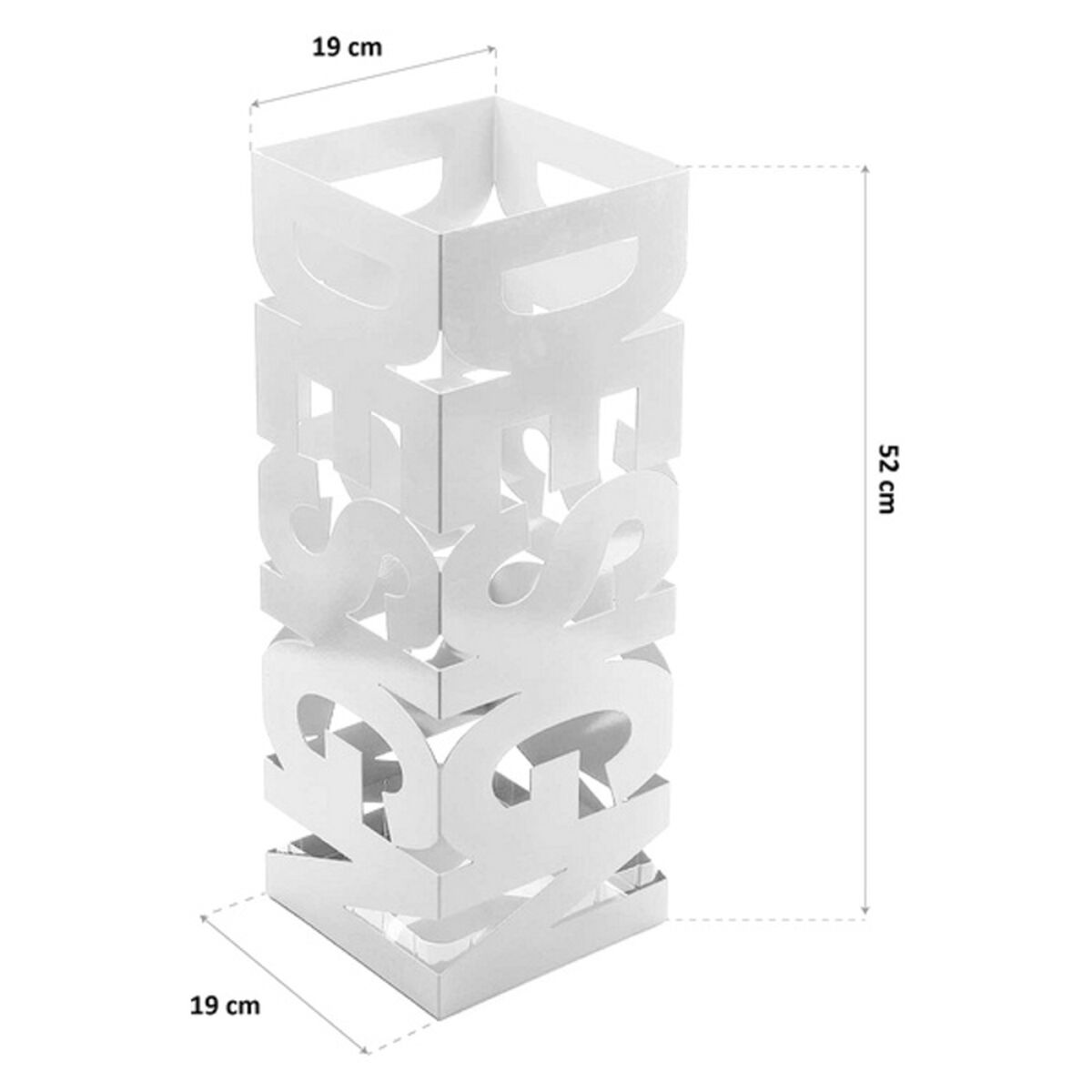 Umbrella stand Design Metal (19 x 52 x 19 cm)