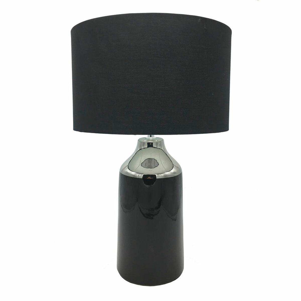 Tischlampe DKD Home Decor Schwarz Bunt Silberfarben Metall Steingut 50 W 220 V 32 x 32 x 52 cm