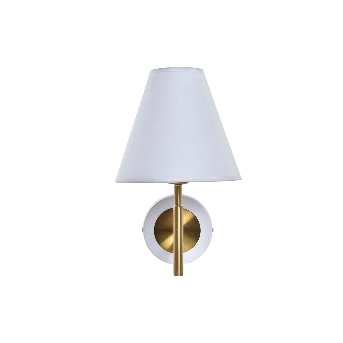 Wandleuchte DKD Home Decor Gold Metall Weiß 220 V 25 W Moderne (19 x 25 x 30 cm)