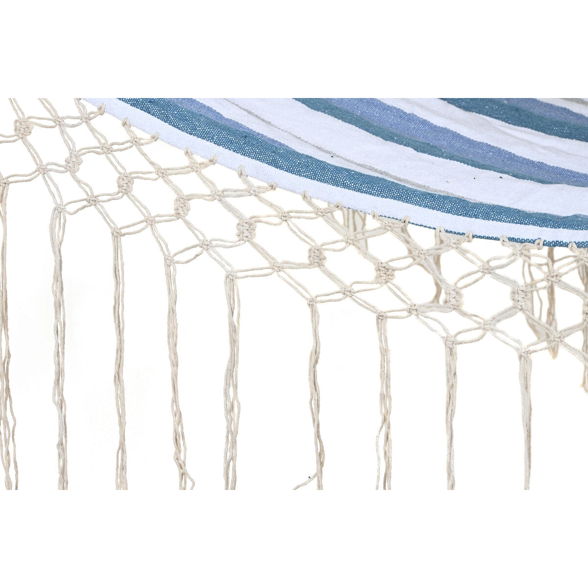 DKD Home Decor - Hammock Stripes, Blue, White (200 x 100 x 5 cm)