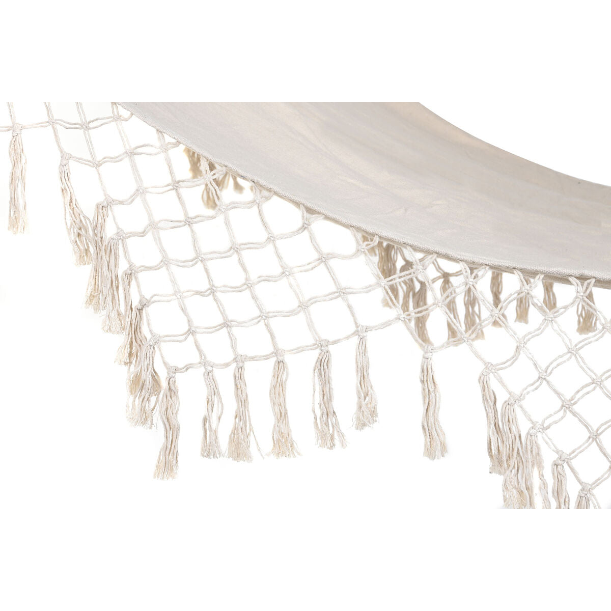 DKD Home Decor - Hammock, White Oak Fringe (280 x 100 x 5 cm)