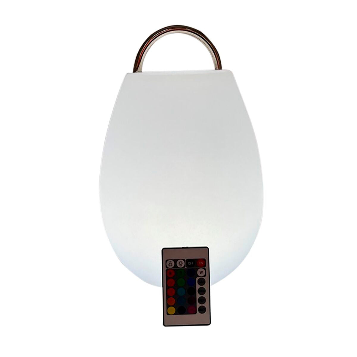 DKD Home Decor - Solar lamp, Black Polyethylene, White (22 x 22 x 31,5 cm)