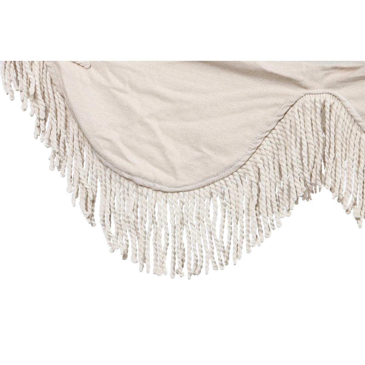 Home ESPRIT - Hanging Hammock, White, Fringe 200 x 100 x 5 cm