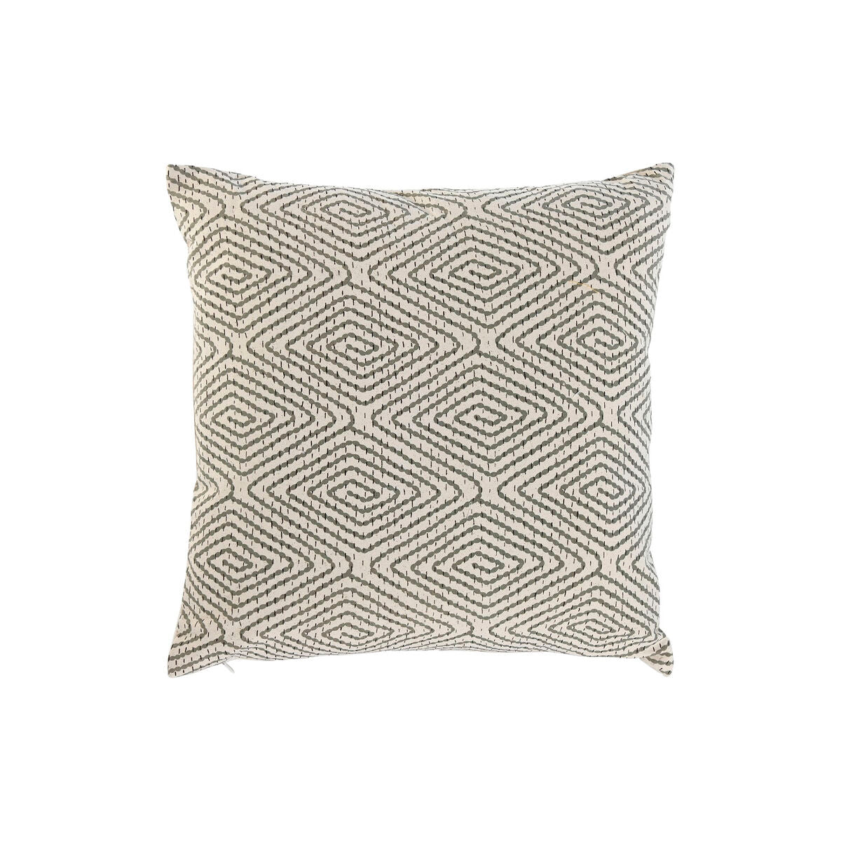 Cushion Home ESPRIT White Green Cottage 45 x 45 cm