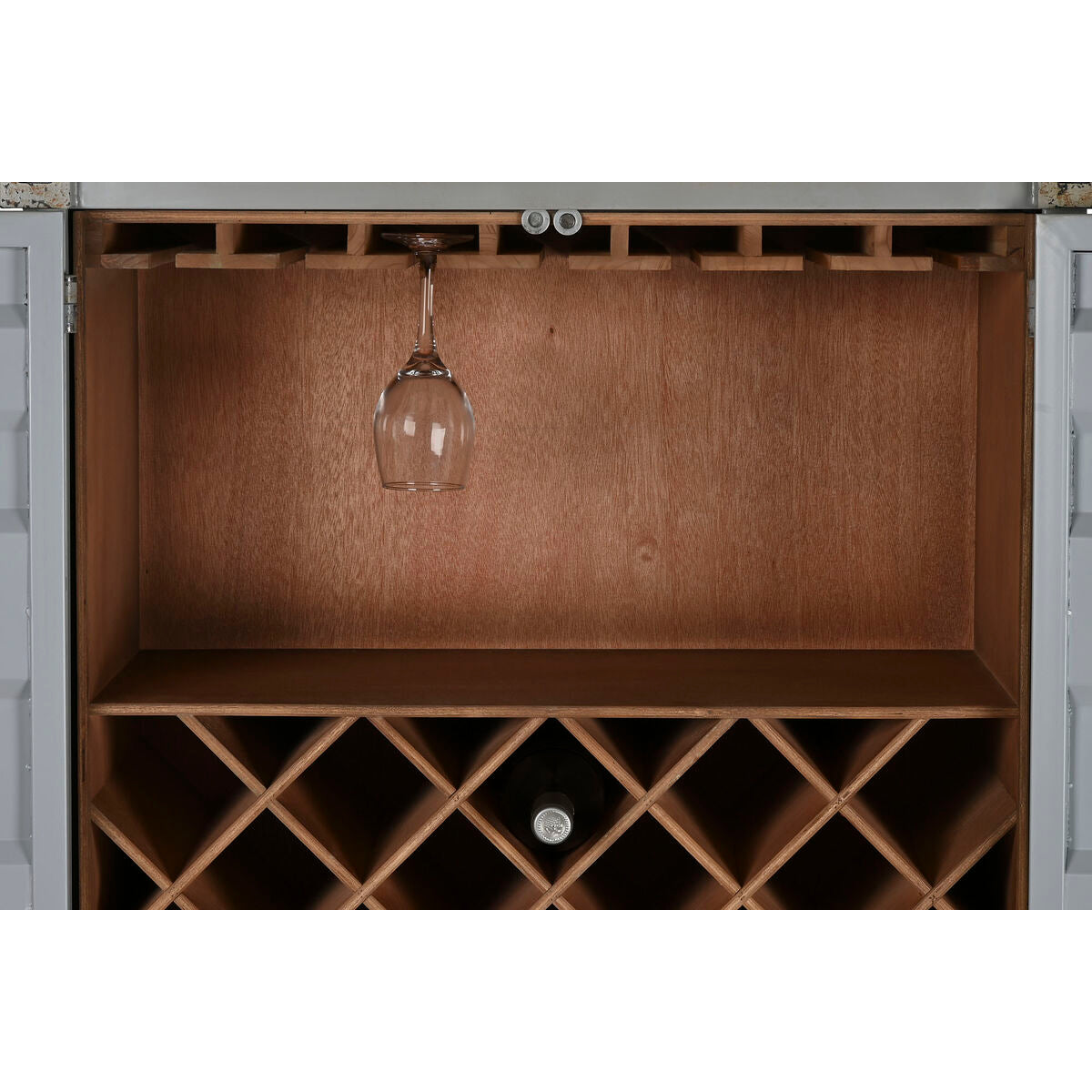 Bottle rack Home ESPRIT Sky blue 76,5 x 41 x 157,5 cm