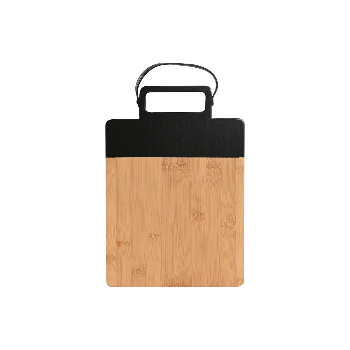 Cutting board Home ESPRIT Black Natural Polyurethane Bamboo 35,5 x 21 x 1,1 cm