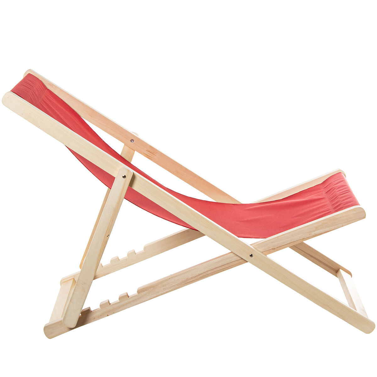 Alexandra House Living - Foldable hammock, White, Red 61 x 103 x 96 cm Cloth