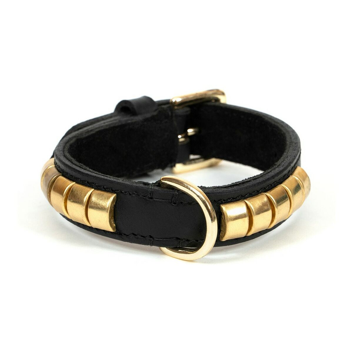 Dog collar Gloria Duna Black Golden (45 x 2.5 cm)