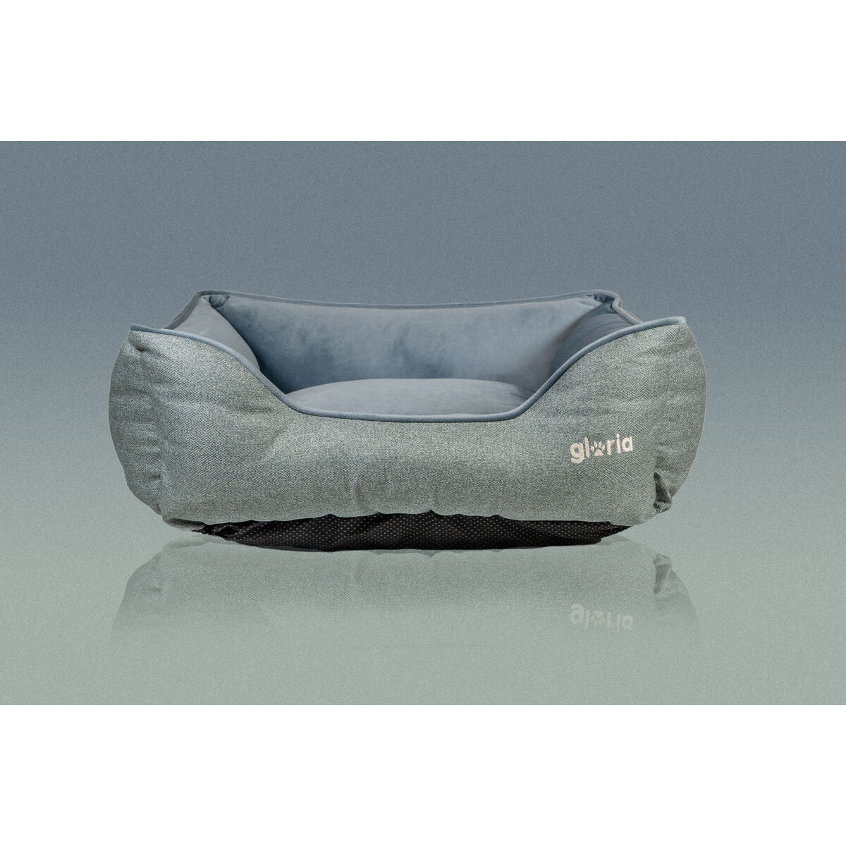 Dog Bed Gloria Cadaqués Blue 100 x 80 cm Rectangular