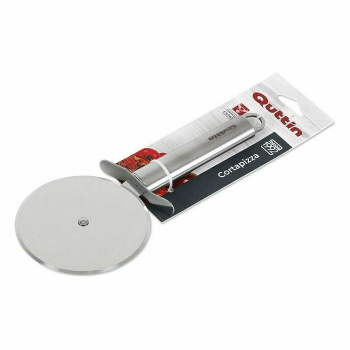 Quttin - Pizza Cutter 55422 (21,5 x 9 cm) Stainless steel 21,5 x 9 x 2 cm (12 Units)