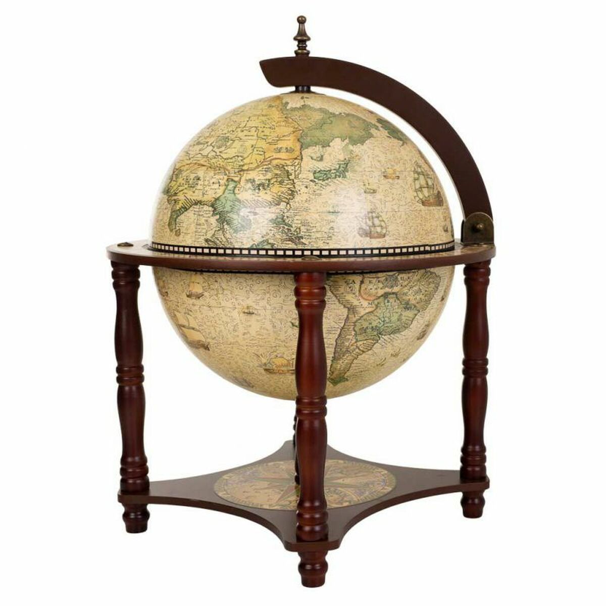 Alexandra House Living - Globe, Brown 42 x 57 x 42 cm Wine Rack