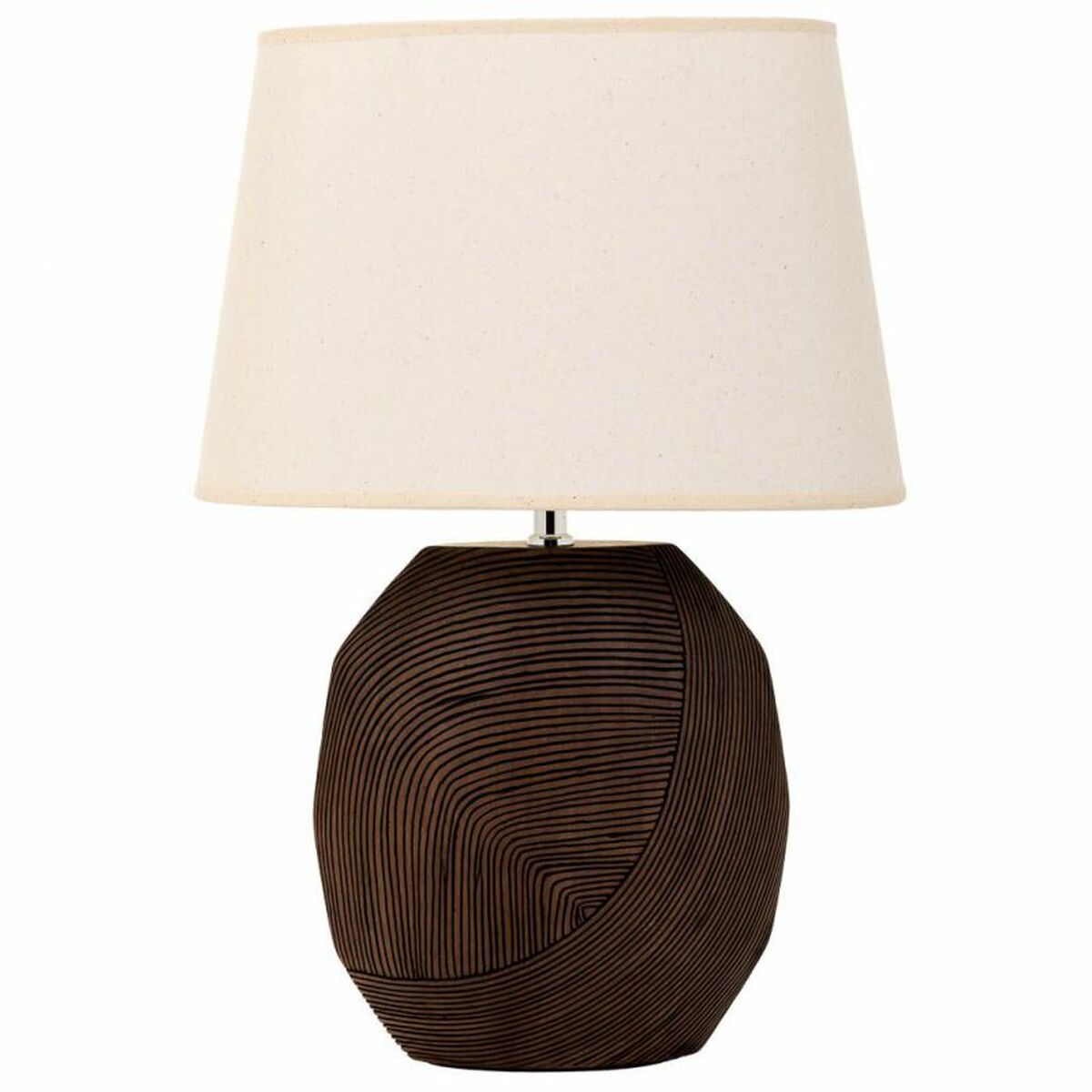 Desk lamp Alexandra House Living Brown Polyresin 220-240 V 12 x 34 x 24 cm