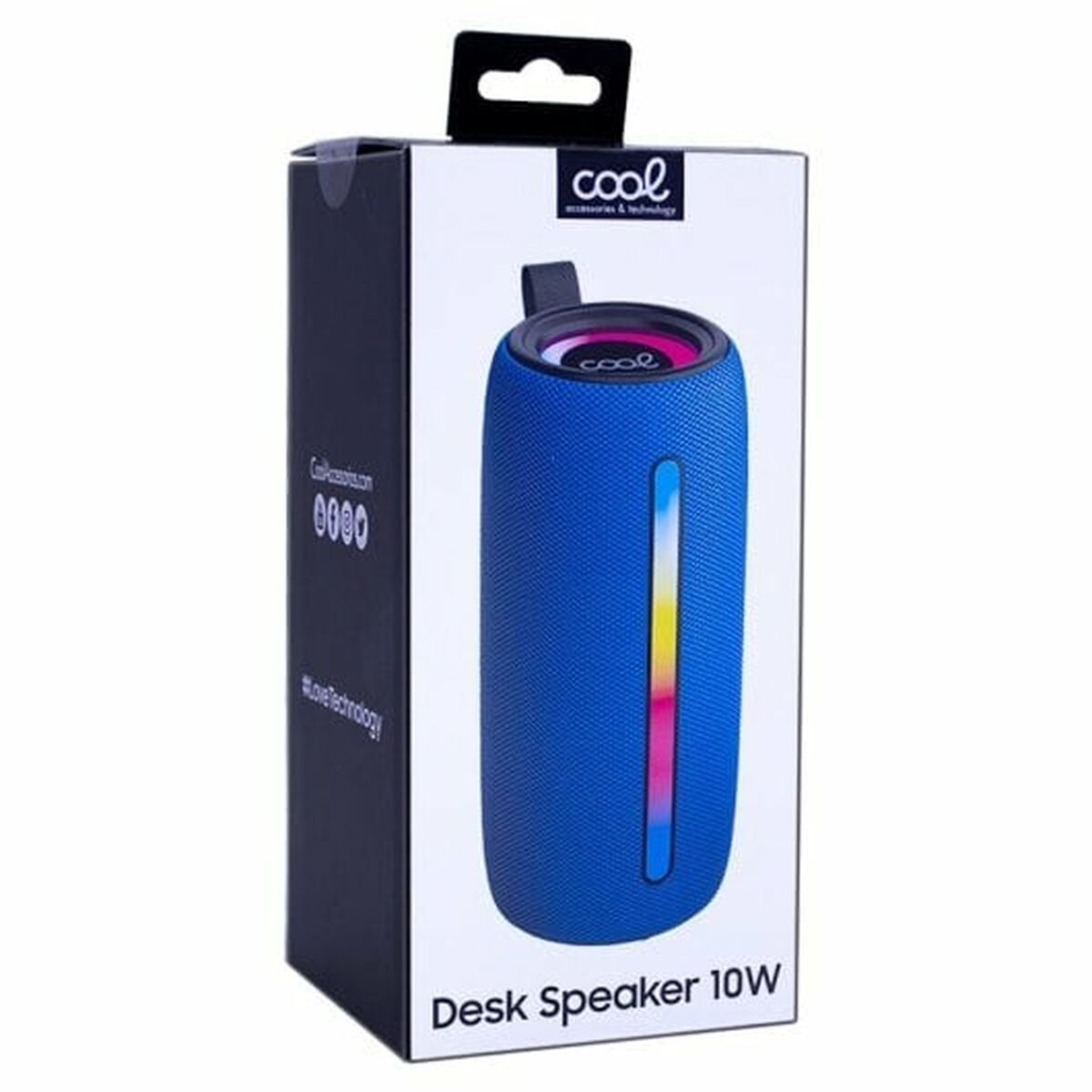 Portable Bluetooth Speakers Cool Desk Blue