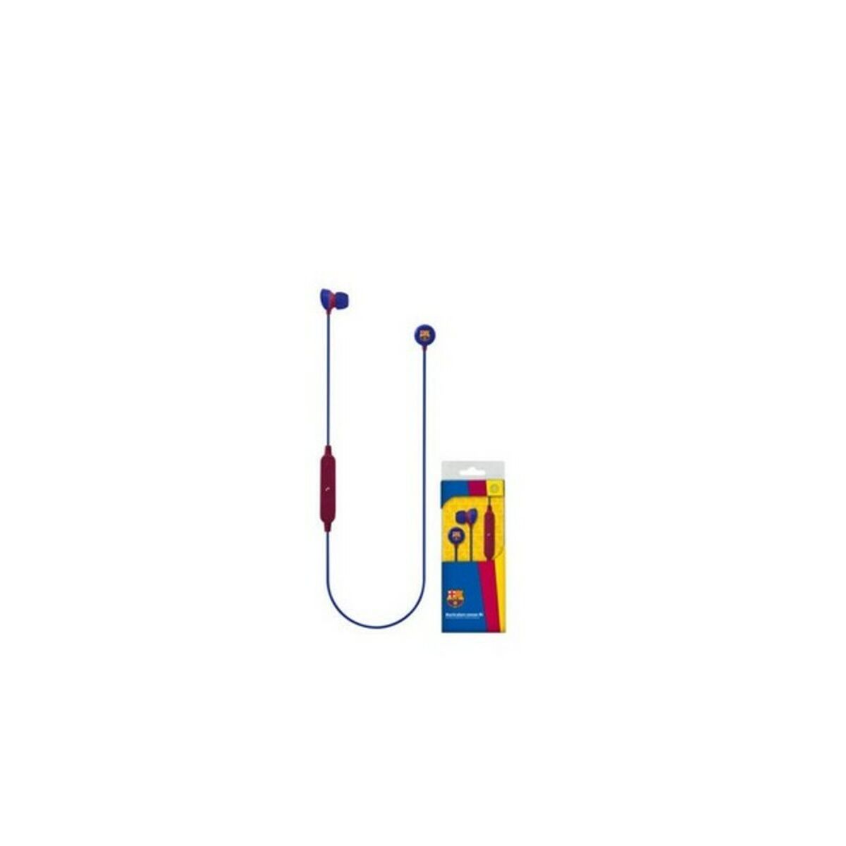 Bobroff -, Bluetooth Sports Headset with Microphone F.C. Barcelona, Blue