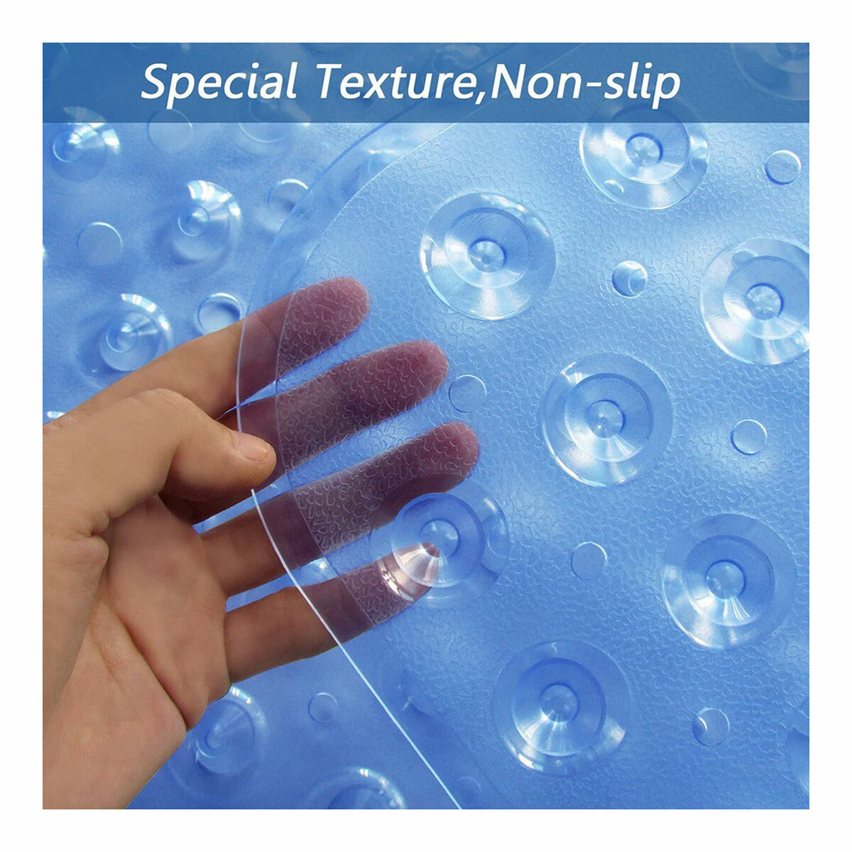 Exma - Non-slip Shower Mat PVC