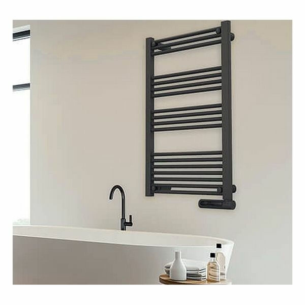 Cecotec - Electric Towel Rail ReadyWarm 9200 Smart Towel, Black, Black 700 W 750 W