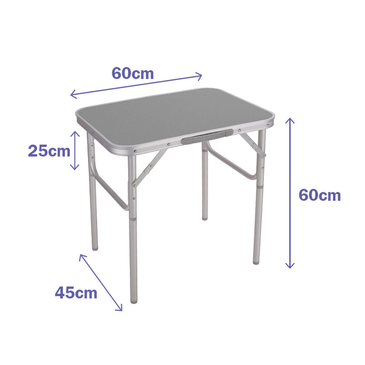 Folding Table Marbueno 60 x 25 x 45 cm Multicolour