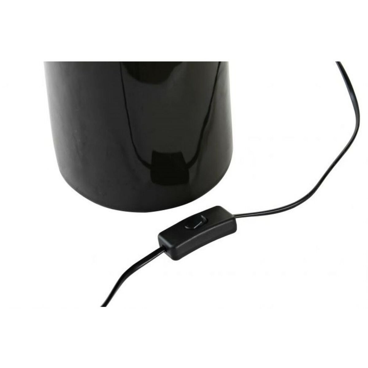 Tischlampe DKD Home Decor Schwarz Bunt Silberfarben Metall Steingut 50 W 220 V 32 x 32 x 52 cm