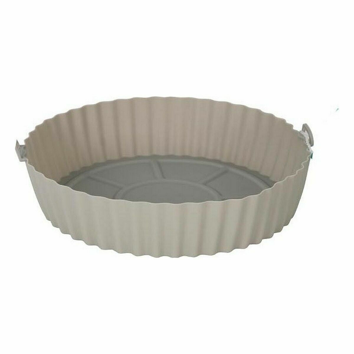 Folding Silicone Basket for Air Fryer Quttin Circular 20 x 20 x 4,5 cm (24 Units)