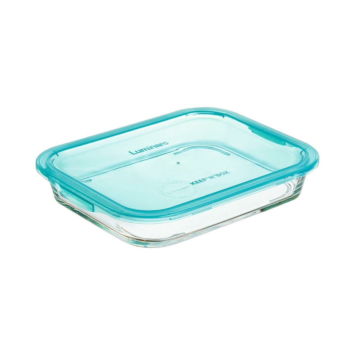 Hermetic Lunch Box Luminarc Keep'n Lagon Turquoise 1,5 L Glass (6 Units)