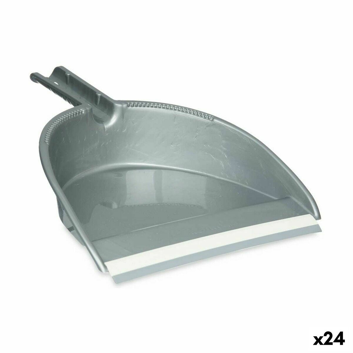 BigBuy Home - Dustpan Hand Silver Plastic (23 x 33 x 7,5 cm) (24 Units)