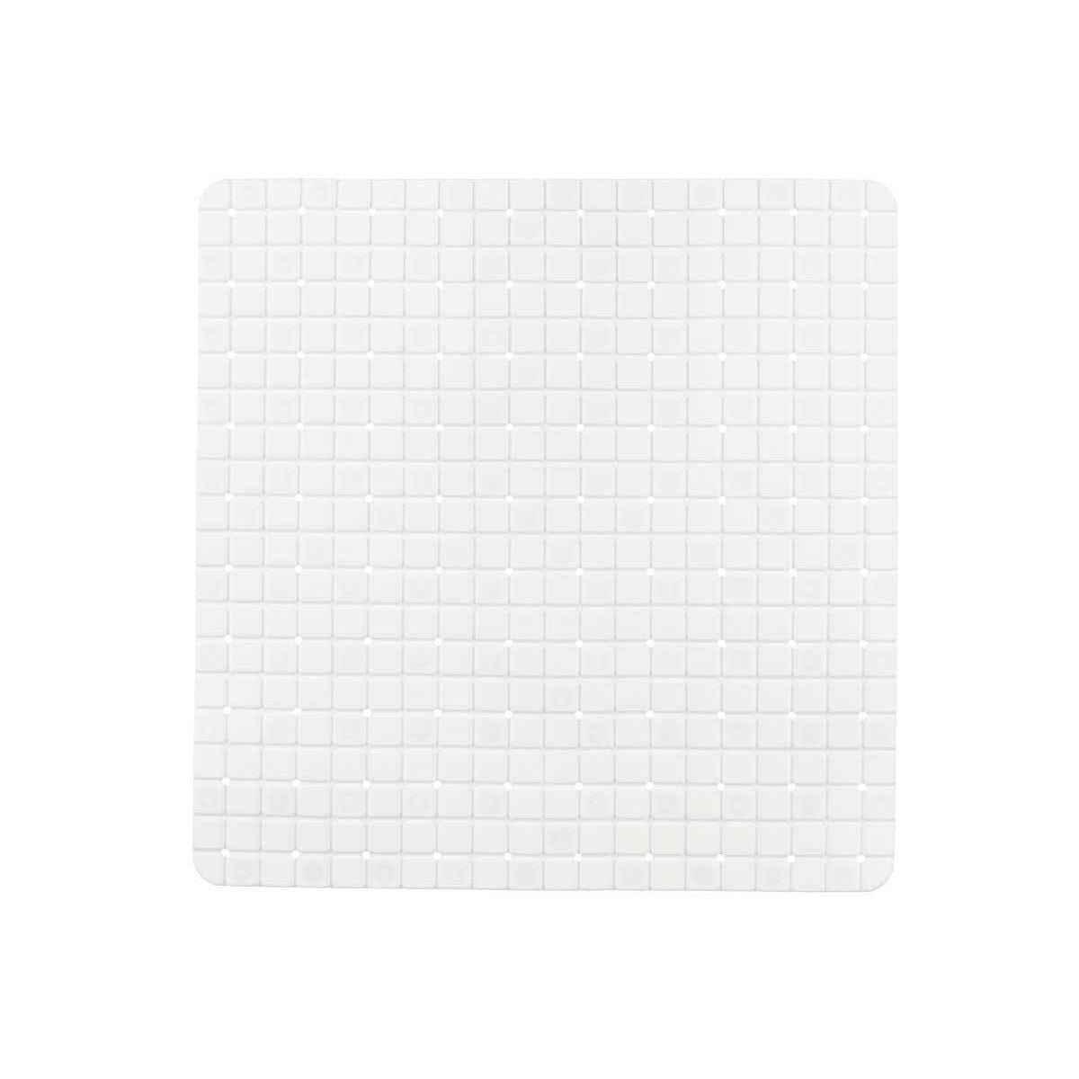 Berilo - Non-slip Shower Mat Frames, White PVC 50,3 x 50,3 x 0,7 cm (6 Units)