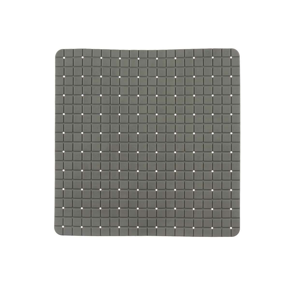 Berilo - Non-slip Shower Mat Frames, Grey PVC 50,3 x 50,3 x 0,7 cm (6 Units)