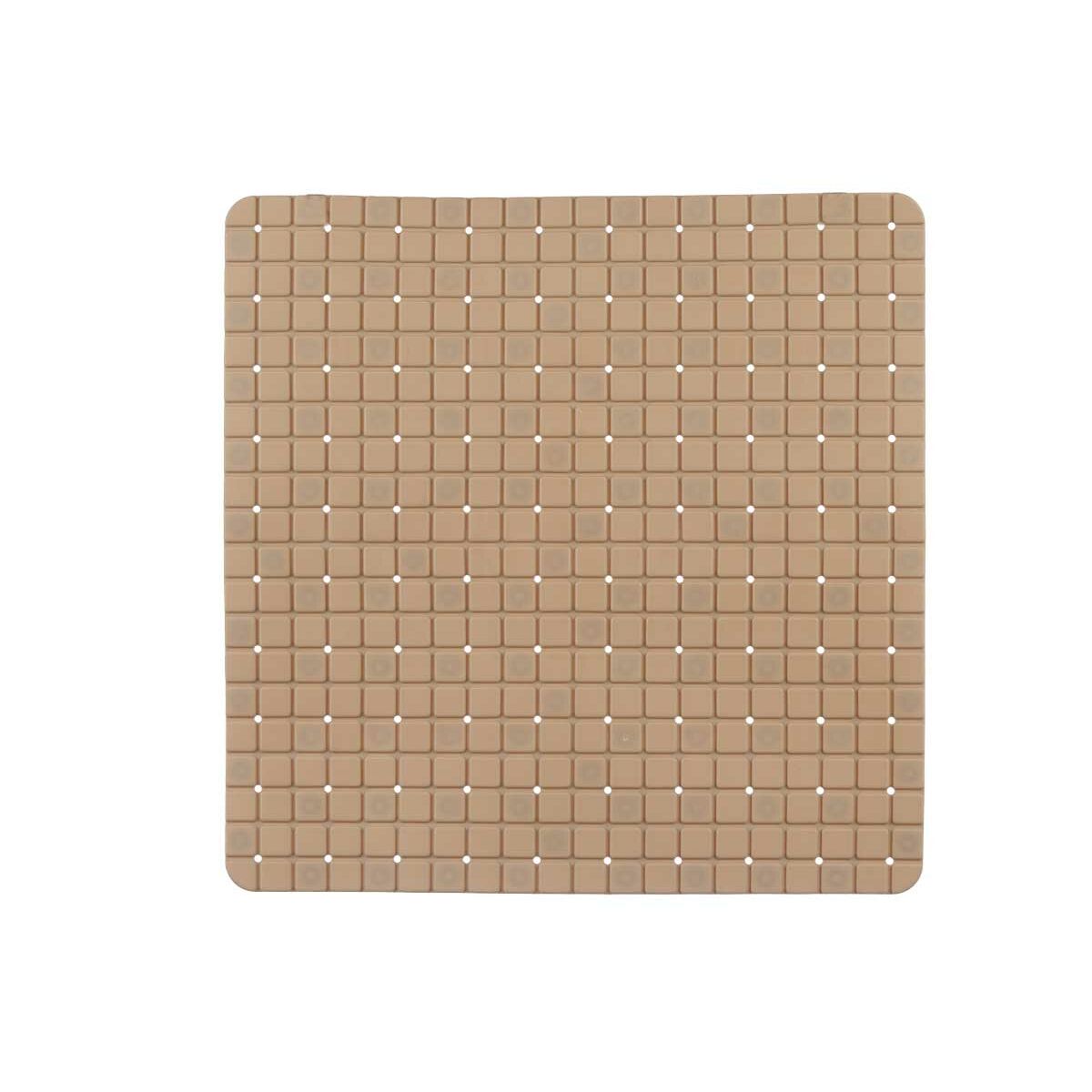 Berilo - Non-slip Shower Mat Frames Beige PVC 50,3 x 50,3 x 0,7 cm (6 Units)